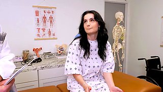 Tattooed Nurse Gets Pounded by Doctor on Exam Table