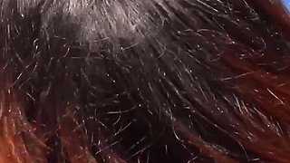 Two Sluts Deep Rim His Ass and Balls on Sunny Balcony Chair