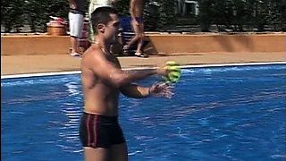 European blond fisted outdoors in her tight pussy