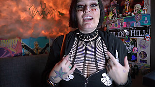 Dani Gives You Nice Edging Before A Halloween Party POV