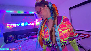 Katalina Kyle Twerks In Thigh Highs Before Dropping To Her Knees!