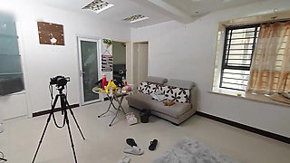 Tie My Girlfriend Wearing a Wig to the Wall and Tickle Her