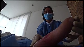 Anal Nurse: Slut Checked My Dick For Suitability And Showet Big Gape Ass