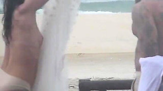 Public Beach Fuck -- Vow Renewals and Cum on My Face