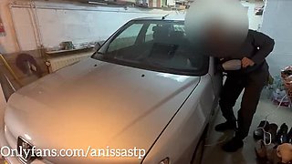 Anissa Hale Hot Blonde Cheats On Husband With Mechanic Part 1 - Amateur Wife Big Tits Car Sex