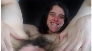 Anal Dirty Talk! Ultra Hairy Pink Pussy Camgirl Wants To Know How You Feel About Fucking Her Asshole