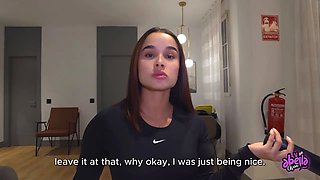 LATIN MODEL fucks a tourist in MADRID! -