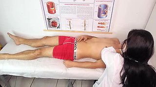 Nurse Handjob For Patient's Big Cock Erection - Amateur Latina Jennyferpimenta 4K