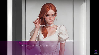 Busty MILF Housewife Loves to Ride Boss'sthickbbc - 3D Hentai Animated Porn - Mila Ai