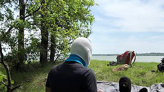 Behind the Scenes - MILF & 2 BBC Double Anal Picnic
