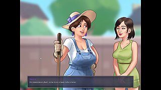 Animated fun with busty schoolteachers in summertime saga