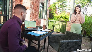 Hot Babe Cheating With The Business Partner