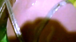 Amateur Femdom Footjob with Nylons