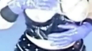 Watch This French Domina Play with Her Pussy in Latex