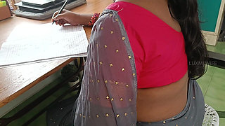 Fucking with Tuition Sir in Saree -1