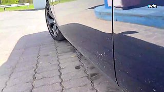 Hot MILF outdoor sex adventure