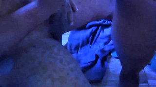 I grabbed evangelical stepmom's pussy while my stepdad and stepsister fucking in the bedroom