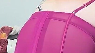 Femdom Blonde MILF Has Fun With Watersports On Partner Restrained In Toilet Box