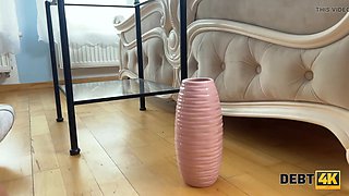 Debt4k. frosting her debt. hot sex with Olivia Sparkle