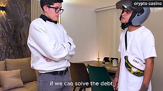 Hotwife gets pounded by debt collector for hubby's payback