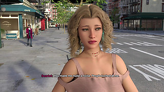 My Bimbo Dream #31 - Blonde College Girl Walks Around Town While Having A Controlled Vibrator Inside Her Pussy