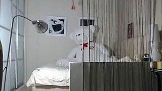 Cute amateur webcam teen girl toying pussy on webcam