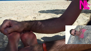 Me Being Tickled on My Feet on the Beach