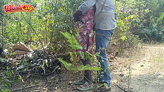 Cute girl with forrest happened unexpected hot romance