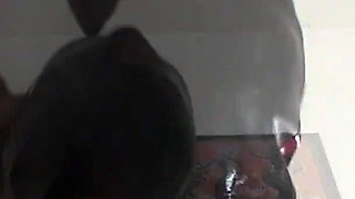 Laura is bound on sexy clothes, ball gagged, ring gagged, throat fucked and creampied