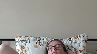 Wearing Skimpy Green Bikini Swimwear Masturbation