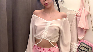 Can You See My Hard Nipples Right Through This Sheer Top?