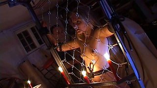 Sexy blonde fetish lesbos fist each other and themselves