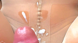 Drain Your Balls on My Pantyhose!