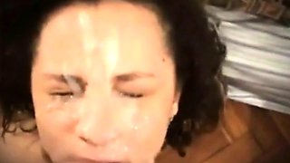 Amateur Latina Facial Audition
