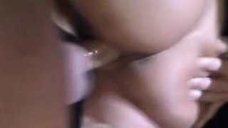 An awesome blond woman with big boobs part1