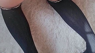 Tight sweet clit and ass solo toy fun