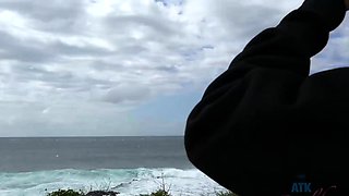 Gentle But Loud Blonde Teen Pussy Poke Webcam