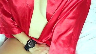 Red-Hot Teen in Lingerie Solo Orgasm on Webcam