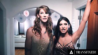 Naughty Liv and Zariah's transgender clip