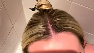 POV Handjob Blowjob cumshot compilation