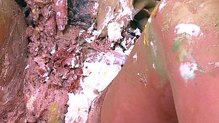 Sex threesome with beautiful blonde and a hot brunette