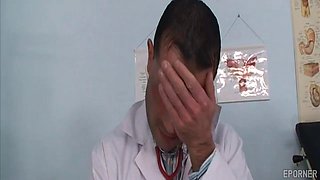 Brunette Nurse Hardcore Cumshot