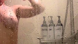 Cute curly brunette solo webcam masturbation