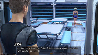 Stranded in Space - Hard Talk with Femdom Military Girl