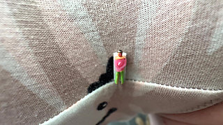 Tiny Man Quietly Stuck to My Giant Ass and Get a Load of My Farts