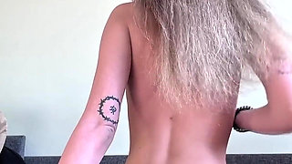 Skinny Babe Having Fun with a