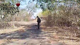 Uniformed Security Guard Turning Vulva Bank (1)