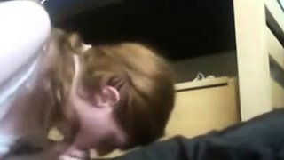 Girl's American-Czech Deep Throat Blowjob