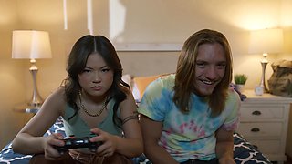 Asian stunner Lulu Chu and hunky Axel Haze indulge in passionate lovemaking