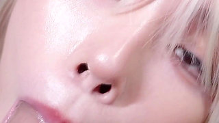 I Just Want to Make Sure He Can't Cheat When He Goes Out. Swallow & Sloppy Blowjob